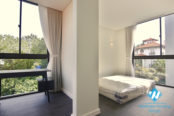 The newest house on the market is carefully prepared by the owner for every detail for rent in Ngoc Thuy Long Bien